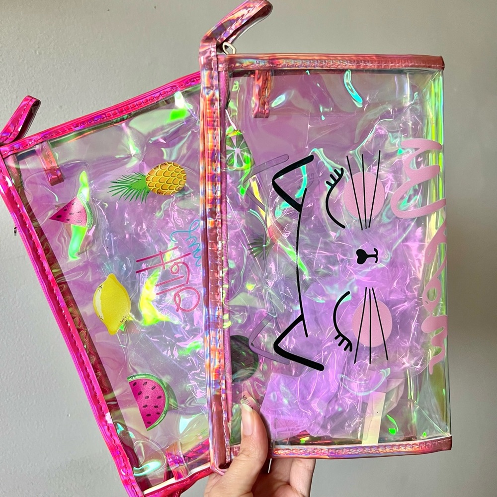 Holographic makeup/pencil bag